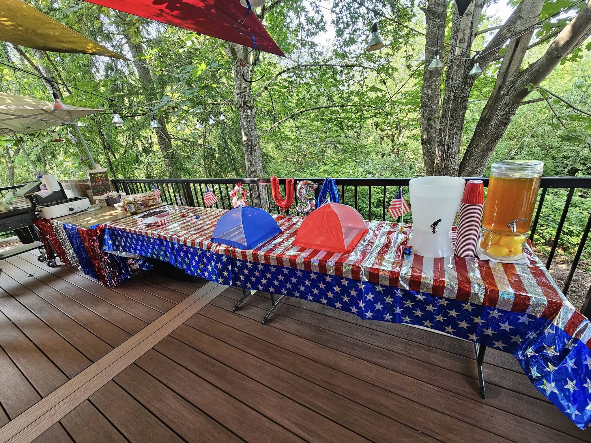 Drinks table